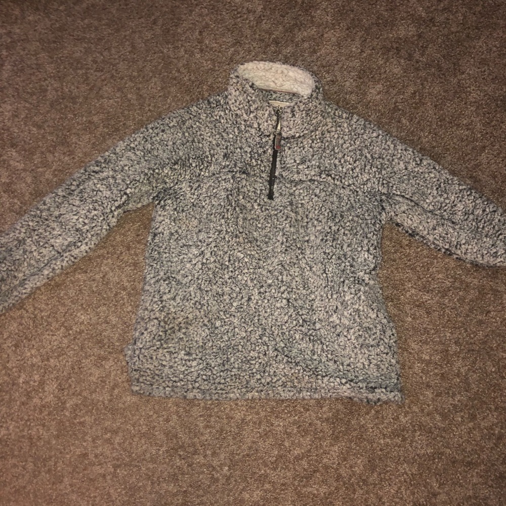 Fuzzy warm fashionable coat